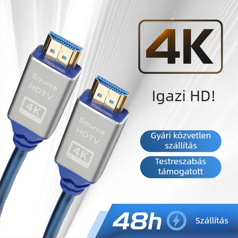 HDMI optikai kábel, 4K 2.0, páncélozott kivitel, Type A, hossz 1 m