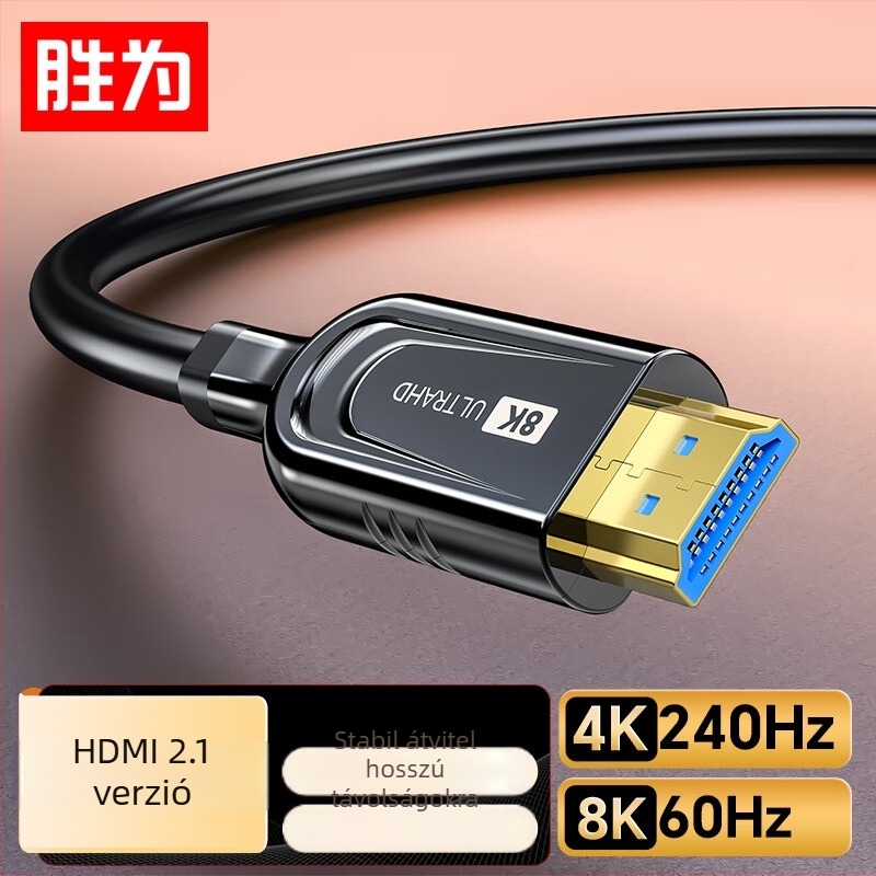 HDMI optikai rostkábel verzió 2.1, 8K60Hz audiophile szintű HD-kábel televíziós projekcióhoz és IMAX otthoni moziba