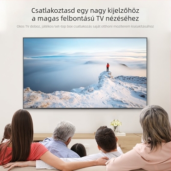 HDMI–DVI kétirányú kábel – Philips SWV7436, DVI-HDMI A csatlakozó, oxigénmentes réz, aranyozott, hossz 2 m