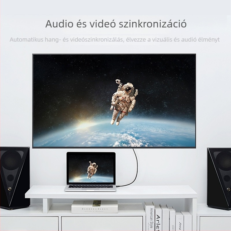 HDMI 2.0 hosszabbító kábel 4K/3D videóhoz, vékony, aranyozott érintkezők, oxigénmentes réz, 3 m hosszú