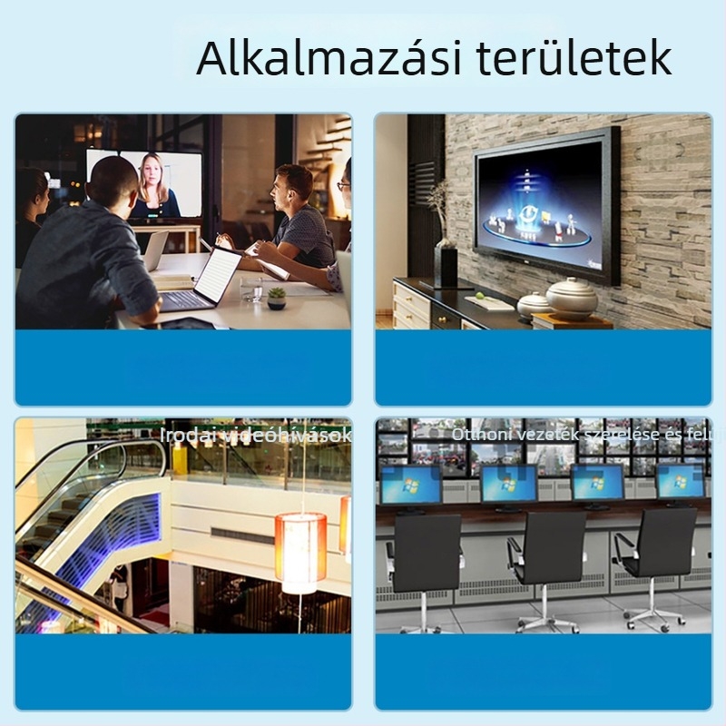 HDMI 2.1 optikai szálas kábel, 8K60Hz – aranyozott csatlakozók
