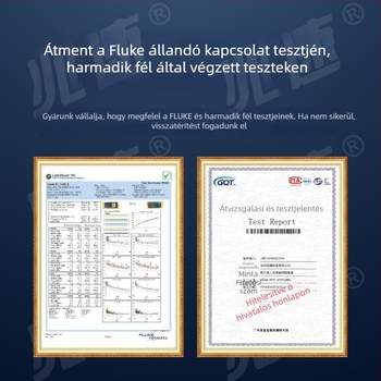 HDMI kábel 2.1, 8K60 támogatás, Aranyozott csatlakozó, ónozott réz vezeték, Adapterkábel