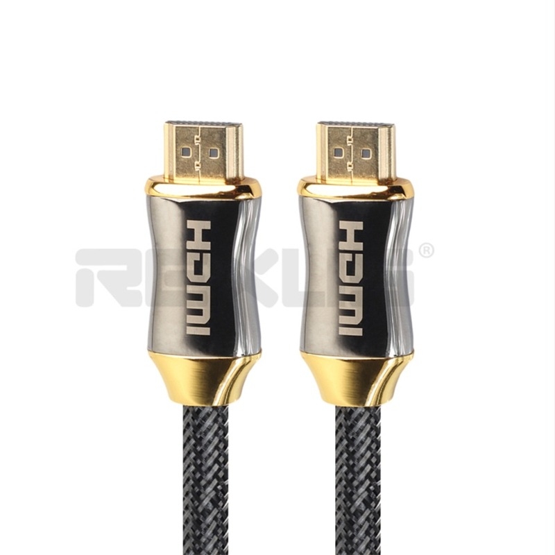 HDMI kábel rézmaggal, aranyozott cinkötvözet csatlakozófej, HDMI 2.0, 4K felbontás