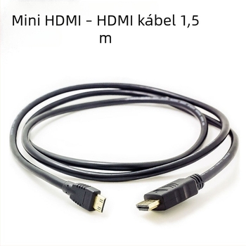 Mini HDMI to HDMI kábel PC-hez, monitorhoz vagy projektorhoz, hossz 1,5 m / 3 m