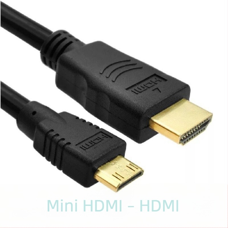 Mini HDMI to HDMI kábel PC-hez, monitorhoz vagy projektorhoz, hossz 1,5 m / 3 m