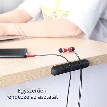 Asztali kábelrendező PP anyagból, kreatív dizájnnal, 2020-ben bevezetve, irodába, hálószobába és nappaliba