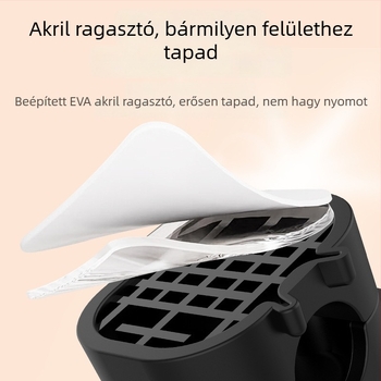 Szilikon kábelrendező – asztali és falra szerelhető, kábelek rendezésére és tekerésre szolgáló klip