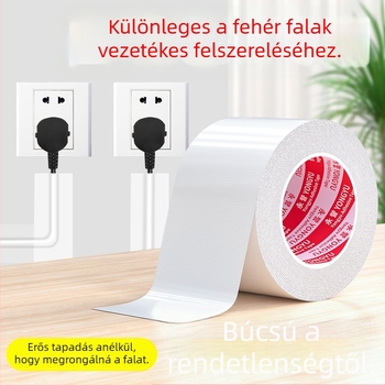 DEIRE89 tápkábelfixáló eszköz – géz + polietilén anyagból, töltőkábelek rögzítésére