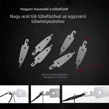 Muqin kézi varrótű – acélból, hegyes végű, tűszemmel, hímzéshez és quiltinghez, háztartási használatra.