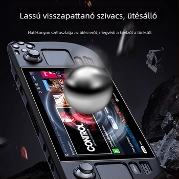 HUARAN PET Steam Deck előlapi képernyővédő, Anti-reflexiós, Anti-kékfény, HD, Ütésálló