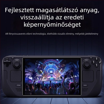 HUARAN PET Steam Deck előlapi képernyővédő, Anti-reflexiós, Anti-kékfény, HD, Ütésálló