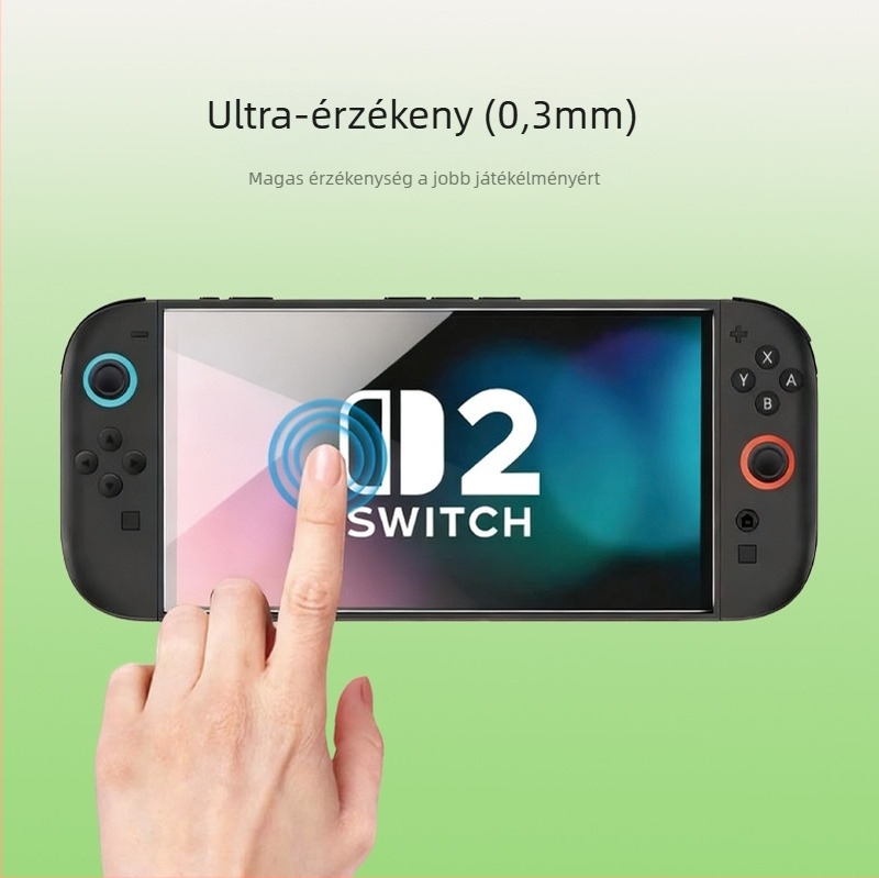 Switch 2 edzett kijelzővédő üveg — HD kiadás kékfény védelem, 0.33 mm, 99.99% átlátszóság