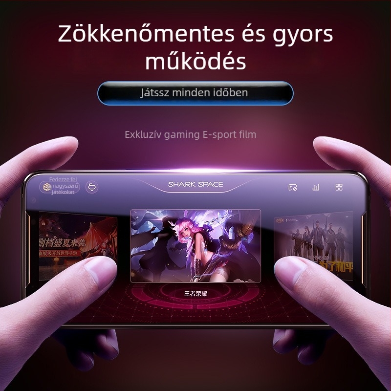 ASUS Zenfone11hez készült temperált üveg kijelzővédő, ZS661/670KS — teljes képernyővédelmet nyújtó ROG6 játéktelefonhoz
