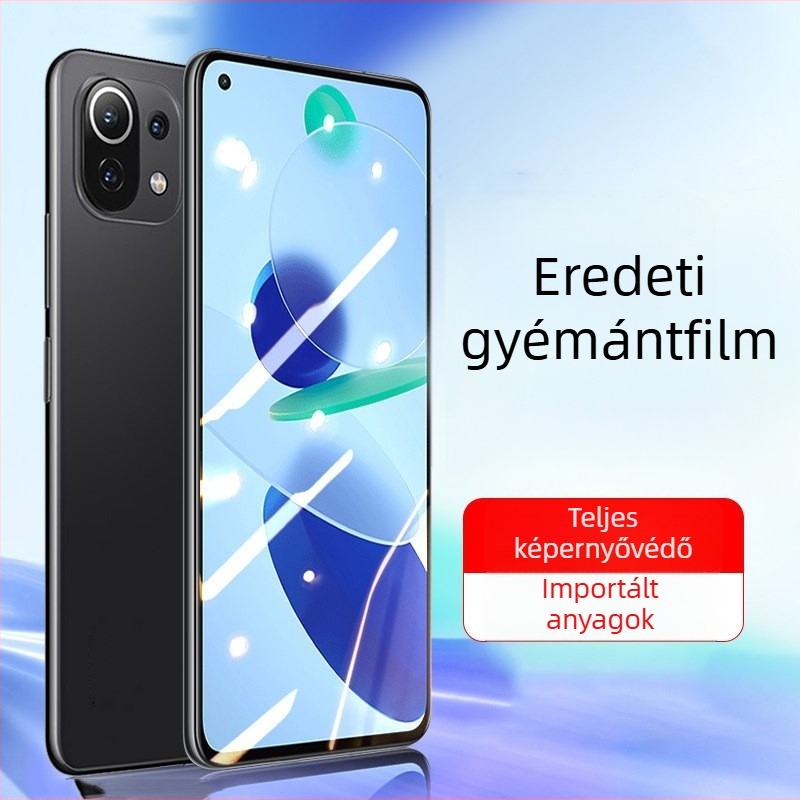 Xikang edzett üveg kijelzővédő az előlaphoz – HD, ujjlenyomat-mentes, teljes lefedés ragasztóval