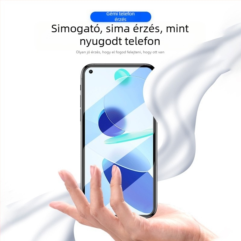 Xikang edzett üveg kijelzővédő az előlaphoz – HD, ujjlenyomat-mentes, teljes lefedés ragasztóval