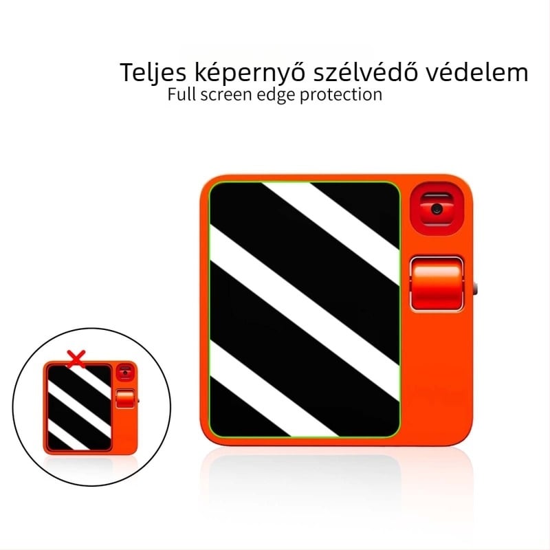 Flipper Zero kijelzővédő fólia — PET film, magas átlátszóság, 90% fényáteresztés, 0,25 mm vastagság, modell ZY-72