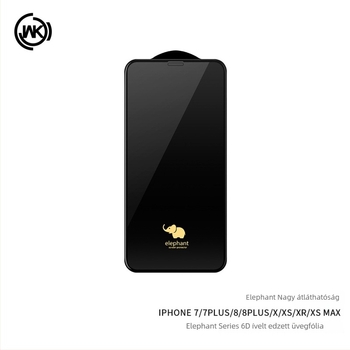 WEKOME WK Elephant edzett üveg kijelzővédő iPhone 14 Pro Max és iPhone 13 ívelt kijelzőhöz