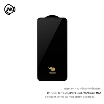WEKOME WK Elephant edzett üveg kijelzővédő iPhone 14 Pro Max és iPhone 13 ívelt kijelzőhöz