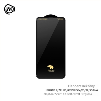 WEKOME WK Elephant edzett üveg kijelzővédő iPhone 14 Pro Max és iPhone 13 ívelt kijelzőhöz
