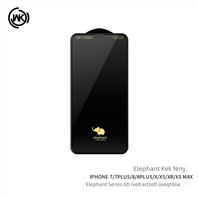 WEKOME WK Elephant edzett üveg kijelzővédő iPhone 14 Pro Max és iPhone 13 ívelt kijelzőhöz