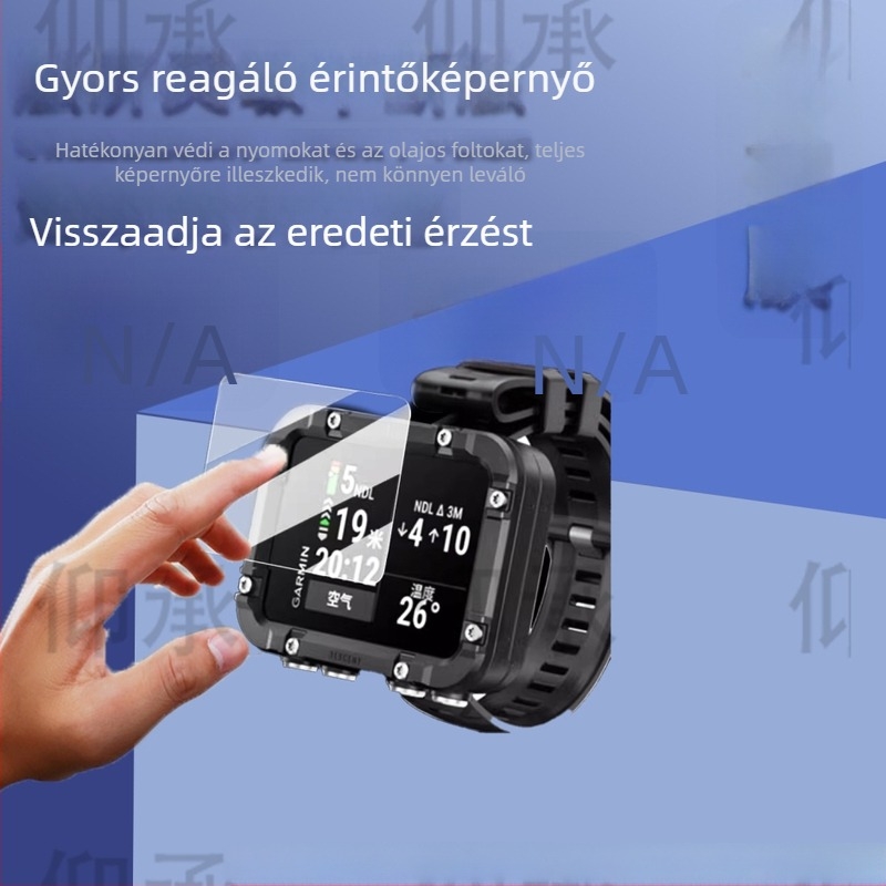 Garmin Descent X30 óra védő képernyő fólia — folyékony nano anyag, elülső membrán, HD tisztaság, NDL védőfólia