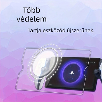Sony PlayStation PS5 előtti kijelzővédő – edzett üveg, 0,33 mm vastagság, átlátszóság >97%