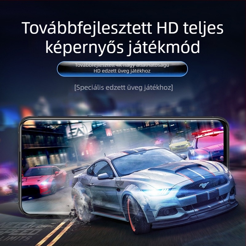 Nubia RedMagic hőkezelt üveg kijelzővédő – teljes képernyő, HD, ujjlenyomat-mentes, elülső fólia 6/7/8 modellhez