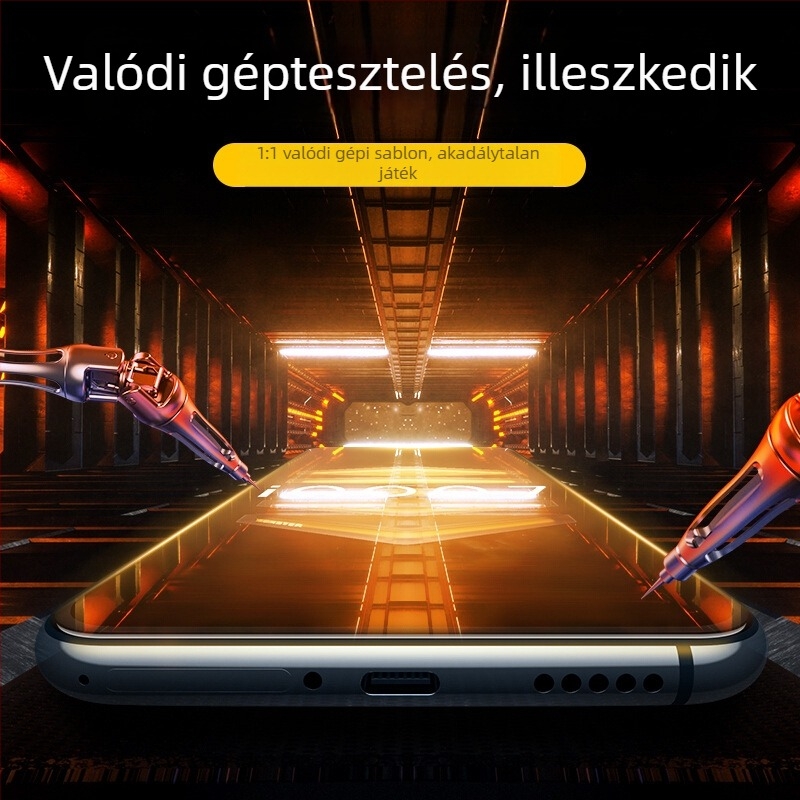Nubia RedMagic hőkezelt üveg kijelzővédő – teljes képernyő, HD, ujjlenyomat-mentes, elülső fólia 6/7/8 modellhez