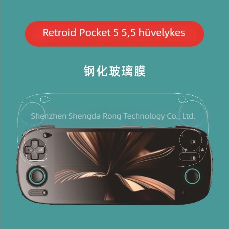 Edzett üveg kijelzővédő Retroid Pocket5 5,5 hüvelykes kézi játékkonzolhoz