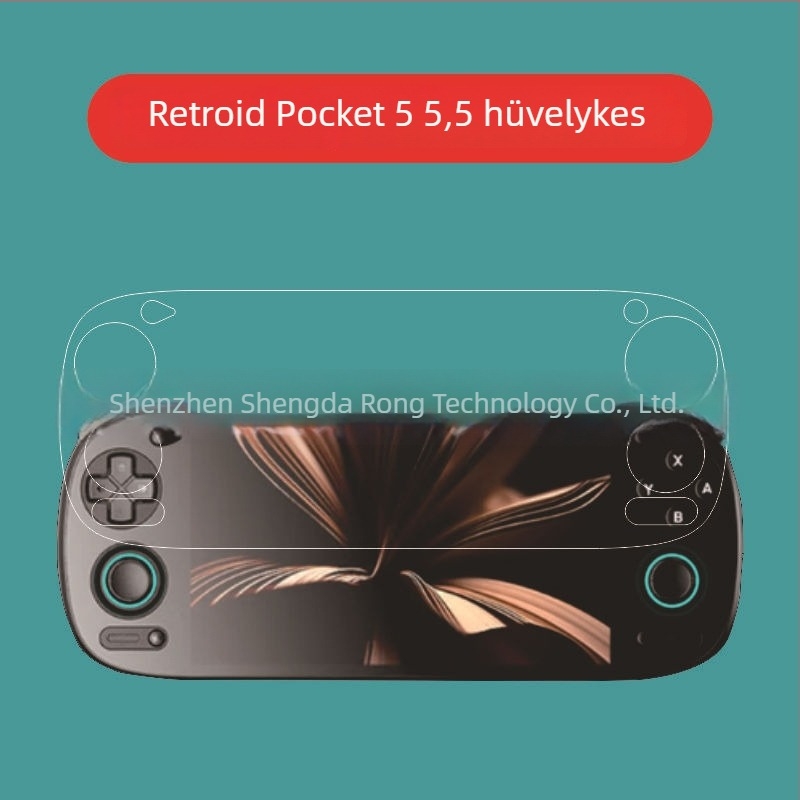 Edzett üveg kijelzővédő Retroid Pocket5 5,5 hüvelykes kézi játékkonzolhoz