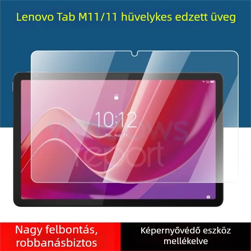 Lenovo Tab M11 11 hüvelykes tablethez temperált üveg kijelzővédő, anti-kék fény, Diamond Glass