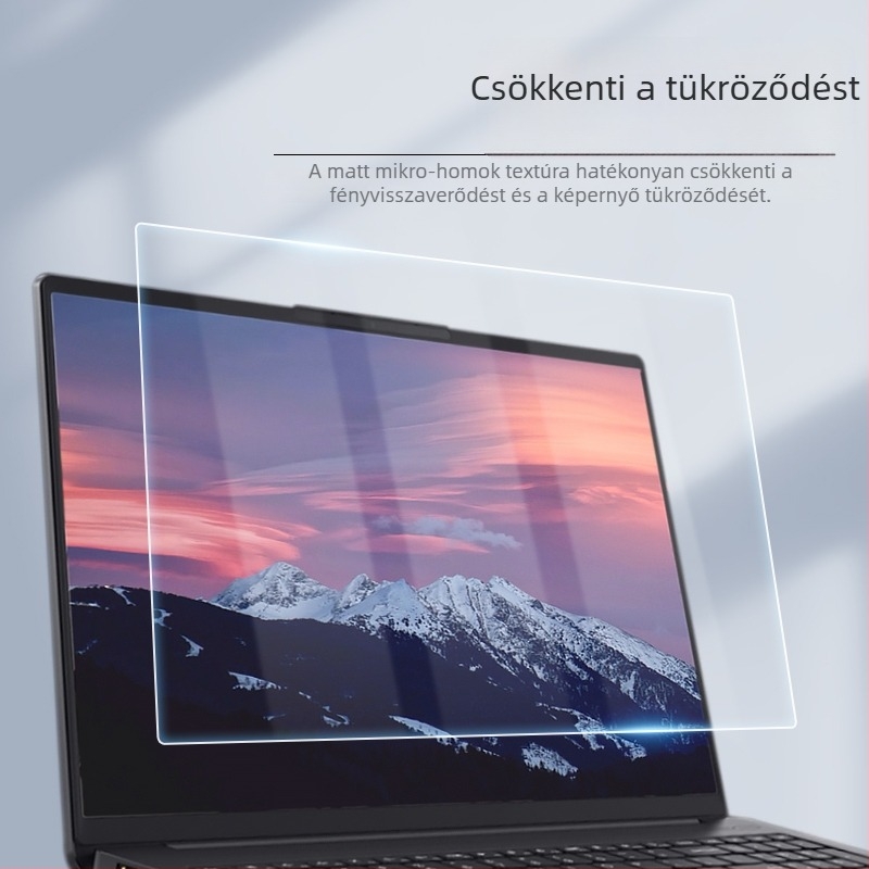 Noteszgép kijelzőjére anti-kékfényes, matt tükröződésmentes fólia Lenovo Legion, Asus, Dell és HP számára
