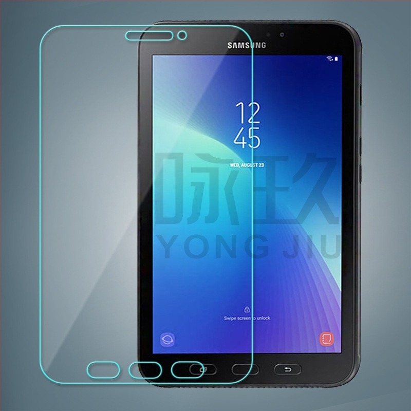 Yong Jiu edzett üveg elülső kijelzővédő Samsung TAB Active2 T390/T395 – HD, ujjlenyomat-mentes