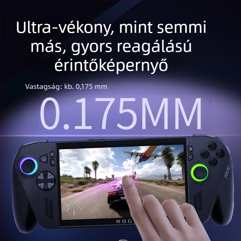 Rog Xbox Ally X AR antireflexiós bevonat, 95% átviteli, film vastagság 0.17 mm, eredeti AR film, Rog Xbox Ally X-hez