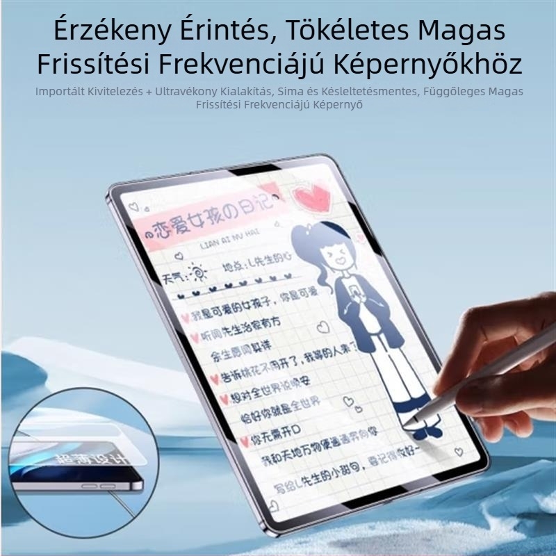 Edzett képernyővédő fólia Vivo Pad 5 Pro, 13 hüvelykes Pad 3P – zöldfény elleni