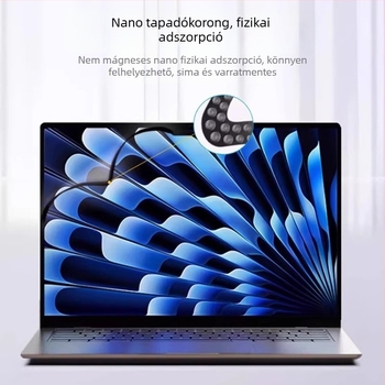 Apple MacBook Air 13 és MacBook Pro 15 modellhez készült adatvédelmi képernyővédő fólia, HD