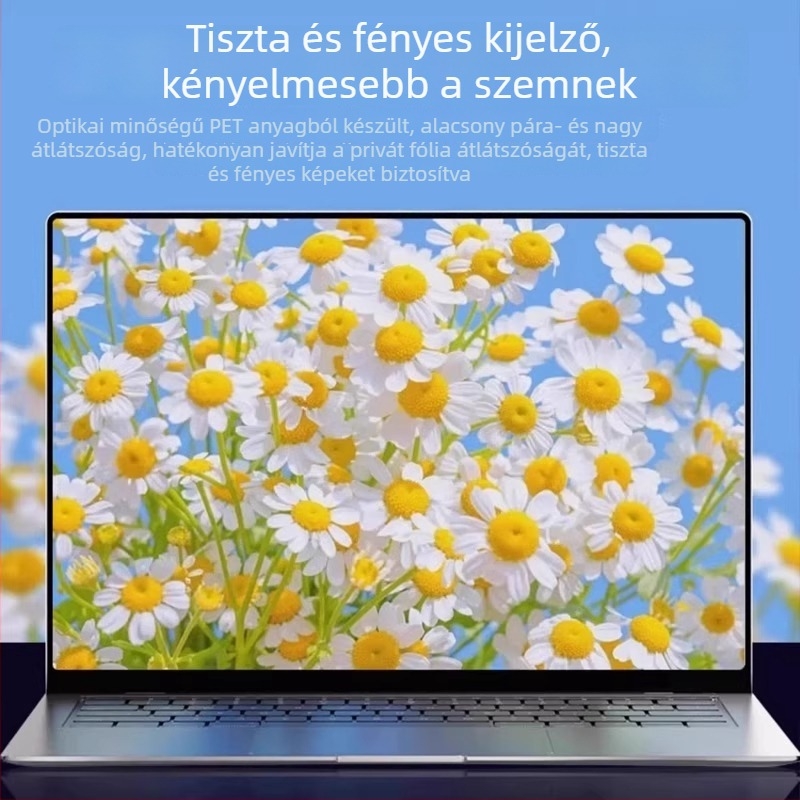 Apple MacBook Air 13 és MacBook Pro 15 modellhez készült adatvédelmi képernyővédő fólia, HD