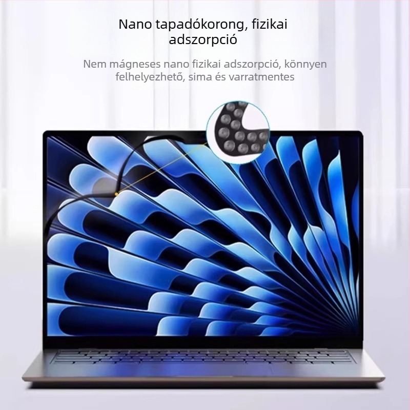 Apple MacBook Air 13 és MacBook Pro 15 modellhez készült adatvédelmi képernyővédő fólia, HD
