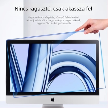 Monitor kijelzővédő a kékfény elleni védelemhez, HD felbontású, asztali számítógépekhez – német import anyagok – OEM feldolgozás – 500 g – anti-glare akril panel