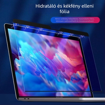 Mágneses kijelzővédő MacBook Pro 14-hez és MacBook Air 15-höz, 13,6 hüvelykes laptopok