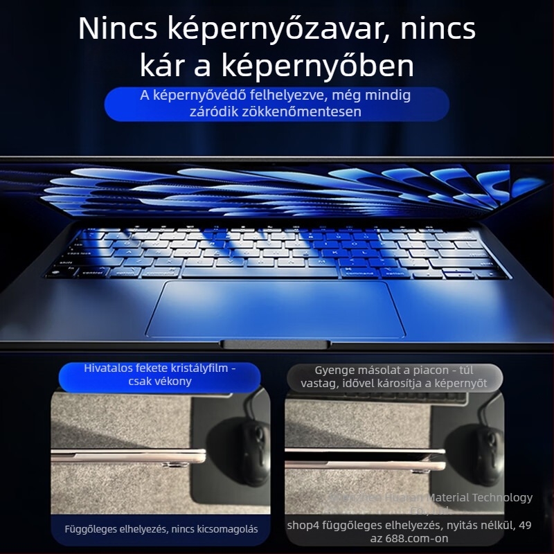 MacBook Pro/Air billentyűzet membrán | PVC anyag | Márka Hr | Engedélyezett magánmárka