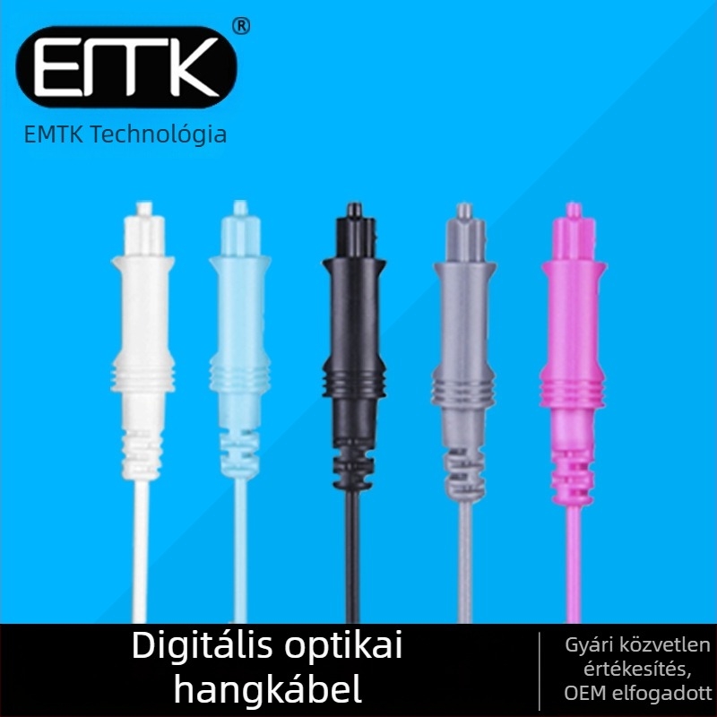 EMK/Easy Mike CS/A2.2 Digitális optikai szálas audio kábel – műanyag optikai szál mag, CCC tanúsítvány