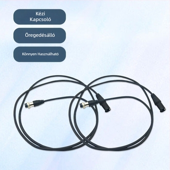 XLR digitális audio kábel – mikrofon bővítő kábel, 2‑/3‑magos, férfi–női csatlakozó, PVC burkolat, csupasz réz vezetők