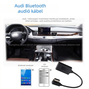 AMI Bluetooth audio vonal az Audi AMI Multimédia Q5 Q7 A5 A7 S5 A6L A8L A4L – Bluetooth 5.0, PVC rézmag, réz vezetők