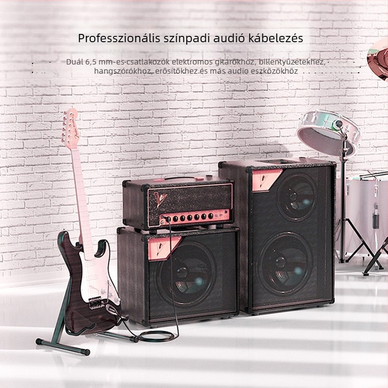 XLR audio kábel – aranyozott csatlakozók, tiszta réz vezetők, bare réz mag, univerzális kompatibilitás, modell Yg036