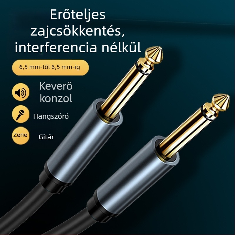 XLR audio kábel – aranyozott csatlakozók, tiszta réz vezetők, bare réz mag, univerzális kompatibilitás, modell Yg036