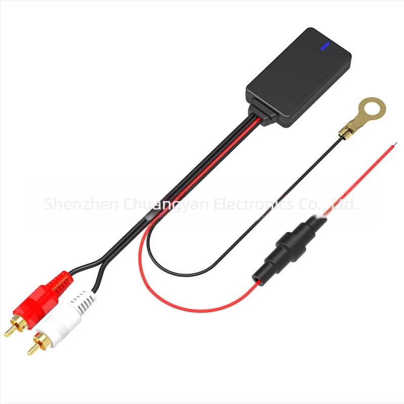 RCA Bluetooth AUX audio kábel 2RCA női csatlakozóval — Bluetooth 5.0, aranyozott érintkezők, ónosított réz vezető, oxigéntől mentes réz