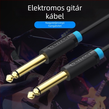 Hangkábel, aranyozott, férfi‑férfi, kétmagos, oxigénmentes réz