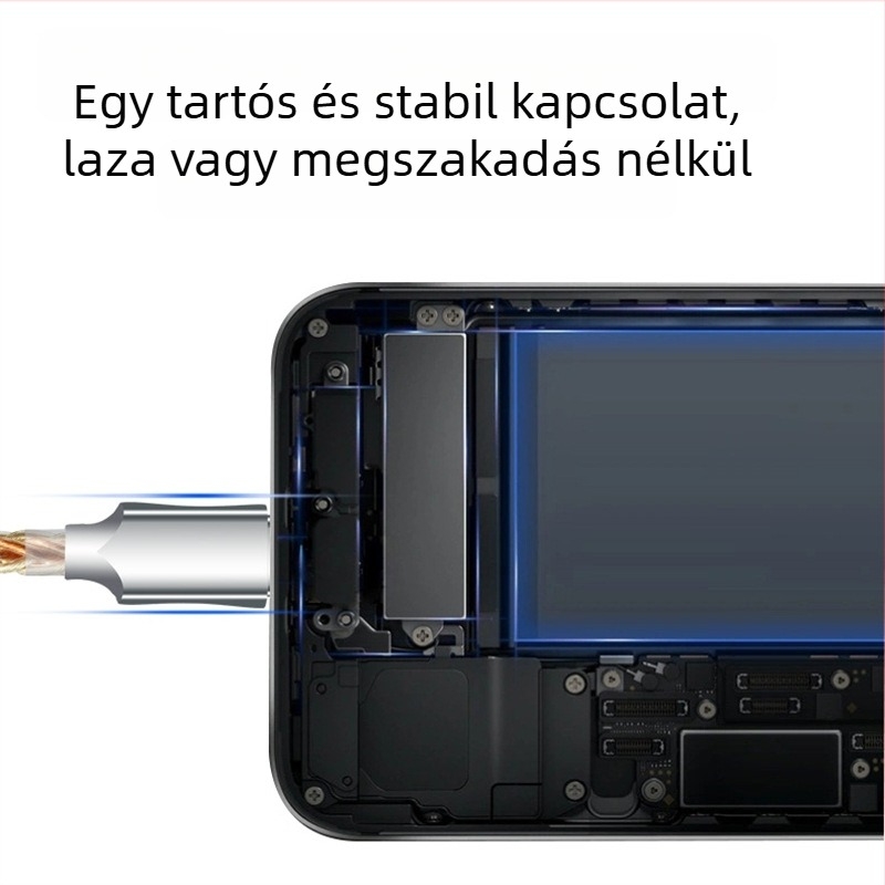 ES9318 DAC hangvonal adapter Android USB-C-ről 3,5 mm-re, modell es9318, ezüstözött felület, vezetők Sterling Silver Blend