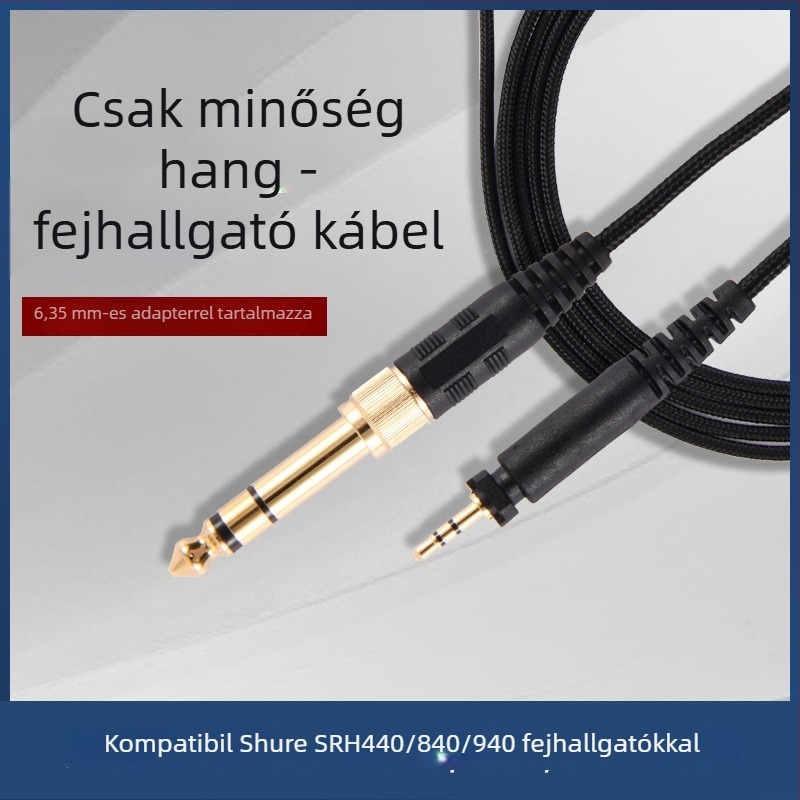 ZSFS ZS0109 fejhallgató kábel, audio vonal, oxigénmentes réz vezető, csupasz rézdrót, ROHS tanúsítvány, digitális eszközökhöz